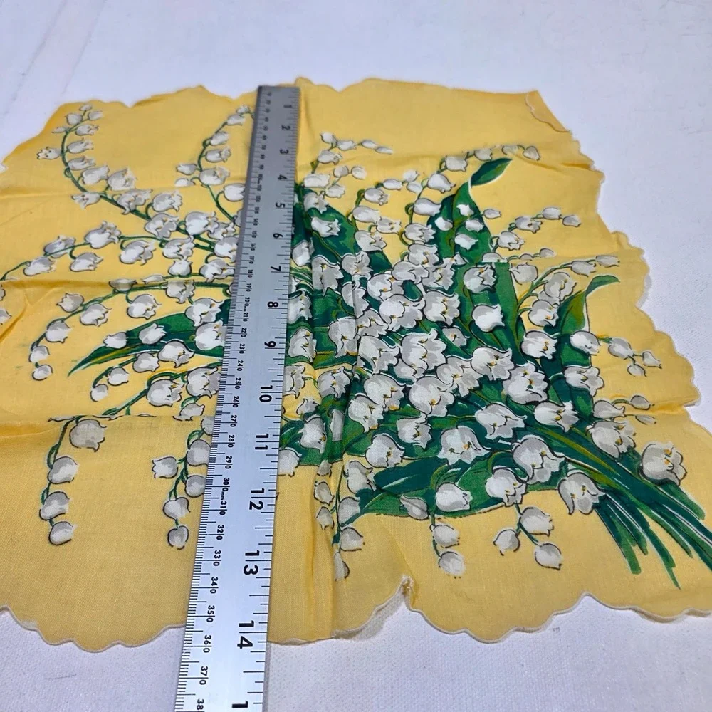 Handkerchief Scarf Lot Women Multicolor Vintage Floral Mixed 9pc Shabby Chic